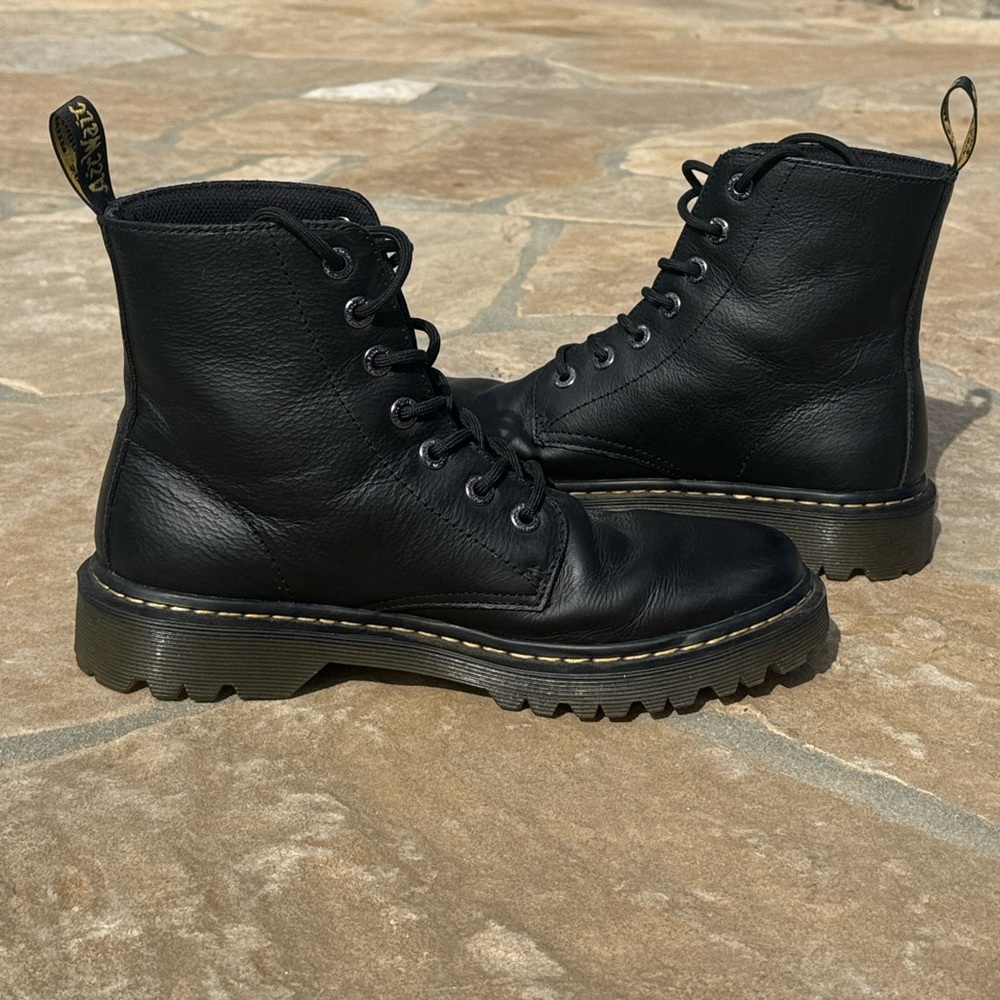 Dr. Martens Luana Black Lace-Up Boots